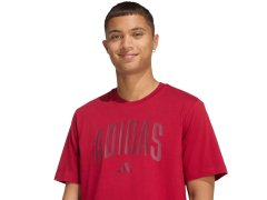 Pánské tričko adidas Collegiate Lineage červené KH4593 pánské 3