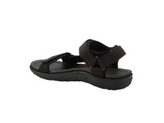 Lee Cooper pánské boty na suchý zip sandály na letní pláž světle černé 2