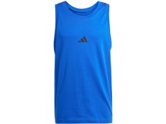 Pánské tričko adidas Essentials Small Logo Tank modré JE8978 pánské 1