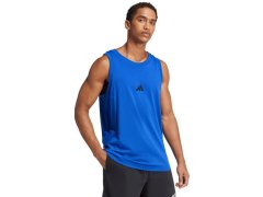 Pánské tričko adidas Essentials Small Logo Tank modré JE8978 pánské 3