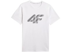 Pánské tričko 4F M3342 white 4FWMM00TTSHM3342 10S pánské 1