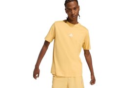 Pánské tričko adidas Essentials Small Logo Single Jersey, žluté, KT0561 2