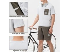 Rockbros pánské tričko MTB, bílé, velikost XL 1