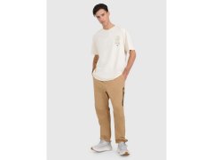 Pánské tričko oversize s potiskem 4F 4FRAW25TTSHM3220-11S 2
