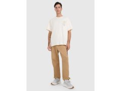 Pánské tričko oversize s potiskem 4F 4FRAW25TTSHM3220-11S 4