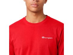 Pánské tričko Champion SS Tee červené 221798 RS067 pánské 3