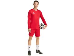 Pánské tričko adidas Entrada 26 s dlouhým rukávem červené KF5847 pánské 7