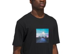 Pánské tričko adidas Summer Heat Graphic T-shirt black KC9244 pánské 3
