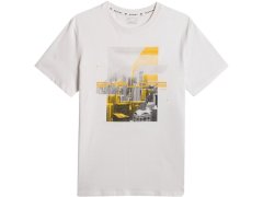 Pánské tričko 4F M2660 white 4FWSS26TTSHM2660 10S pánské 1