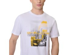 Pánské tričko 4F M2660 white 4FWSS26TTSHM2660 10S pánské 4