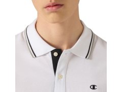 Champion pánské polo tričko bílé 220897 WW006 pánské 3