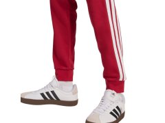 Pánské kalhoty adidas Essential 3-Stripes French Terry bordó KR2702 4