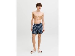 Jack&Jones pánské plavecké šortky JPSTMAUI SHELL AOP SWIM SHORTS REG 12291808 PAGEENT BLUE 3