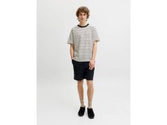 Jack&Jones pánské šortky JPSTJAIDEN COBA STRIPE JOG SHORTS REG SN 12274413 BLACK 1
