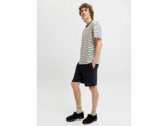 Jack&Jones pánské šortky JPSTJAIDEN COBA STRIPE JOG SHORTS REG SN 12274413 BLACK 4