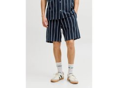 Jack&Jones pánské pruhované šortky JPSTJAIDEN COBA STRIPE JOG SHORTS REG SN SN 12274413 SKY CAPTAIN/STRIPES 1