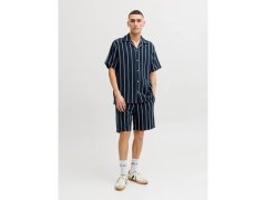 Jack&Jones pánské pruhované šortky JPSTJAIDEN COBA STRIPE JOG SHORTS REG SN SN 12274413 SKY CAPTAIN/STRIPES 2