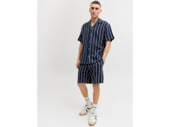 Jack&Jones pánské pruhované šortky JPSTJAIDEN COBA STRIPE JOG SHORTS REG SN SN 12274413 SKY CAPTAIN/STRIPES 5