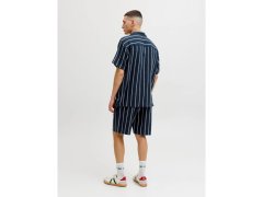 Jack&Jones pánské pruhované šortky JPSTJAIDEN COBA STRIPE JOG SHORTS REG SN SN 12274413 SKY CAPTAIN/STRIPES 6