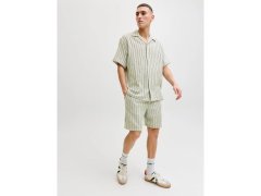 Jack&Jones pánské pruhované šortky JPSTJAIDEN COBA STRIPE JOG SHORTS REG SN 12274413 TEA/STRIPES 5