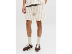 Jack&Jones pánské pruhované šortky JPSTJAIDEN COBA STRIPE JOG SHORTS REG SN 12274413 Antique White Stripes 1