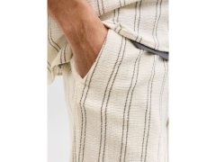 Jack&Jones pánské pruhované šortky JPSTJAIDEN COBA STRIPE JOG SHORTS REG SN 12274413 Antique White Stripes 3