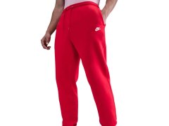 Pánské kalhoty Nike Club BB Jogger červené FN3787 657 3
