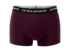 Le Coq Sportif pánské boxerky 3PAK černé šedé vínové 4