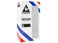 Le Coq Sportif pánské boxerky 3PAK černé šedé vínové 7