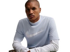 Pánské tričko Nike Nsw Tee Icon Swoosh modré DC5094 408 pánské 2