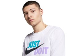 Pánské tričko Tee Just Do It Swoosh, bílé, AR5006 101 4