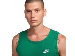 Pánské tričko Nike Club Tank, zelené, BQ1260 365 2
