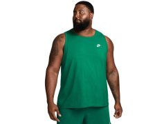 Pánské tričko Nike Club Tank, zelené, BQ1260 365 4