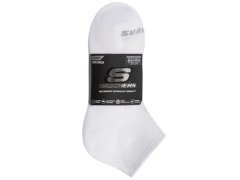 Skechers 5pk Unisex 1/2 Terry Qtr Crew S602095-100 Bílé 39–42 1