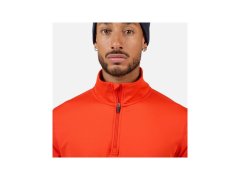 Pánská mikina ROSSIGNOL MID LAYER STRETCH HZ, oranžová 3