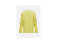 Pánské tričko PEAK PERFORMANCE M Trail Longsleeve, žlutá barva 1