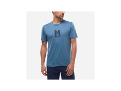 Pánské tričko MILLET Ubic Wool Ts Ss M, modré 2