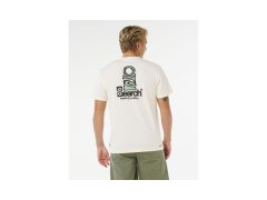 Pánské tričko RIP CURL Vaporcool Search Stack Tee, bílé 1