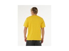 Pánské tričko RIP CURL Inner Visions Rotten Sun Tee, žluté 2