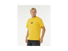 Pánské tričko RIP CURL Medina Inner Vision Spray Tee, žluté 1