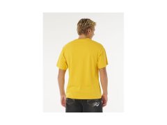 Pánské tričko RIP CURL Medina Inner Vision Spray Tee, žluté 2