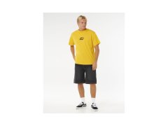 Pánské tričko RIP CURL Medina Inner Vision Spray Tee, žluté 3