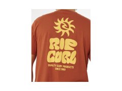 Pánské tričko RIP CURL Pacific Rinse Glass Off Tee, hnědé 3