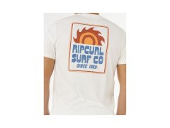 Pánské tričko RIP CURL Pacific Rinse Sunrise Tee, bílé 3