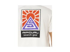 Pánské tričko RIP CURL Search Dawn Tee, bílé 4
