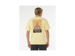 Pánské tričko RIP CURL Search Dawn Tee, žluté 2