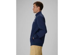 Pánská mikina z&nbsp;fleece s&nbsp;pravidelným střihem bez kapuce 4F 4FRSS26TSWSM2977-31S 3