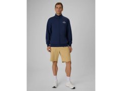 Pánská mikina z&nbsp;fleece s&nbsp;pravidelným střihem bez kapuce 4F 4FRSS26TSWSM2977-31S 5