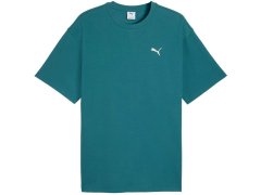 Pánské tričko Puma ESS Elevated Relaxed Tee, zelené, 692018, velikost 41 1