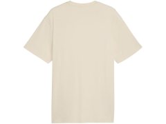 Pánské tričko Puma ESS Elevated Relaxed Tee, béžové, 692018 87 2